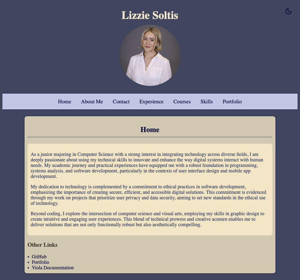 PersonalWesite_Project2